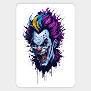 Grinning Nightmares - Sinister Clown Magnet